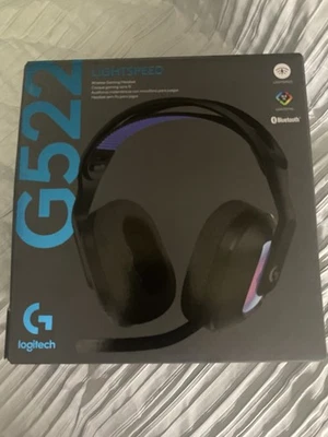 Logitech - G522 LIGHTSPEED Wireless Gaming Headset for PC - Black - Image 1 of 2