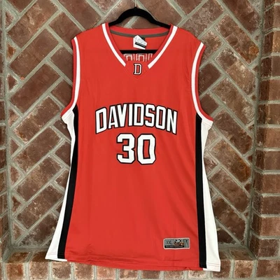 Davidson College Men’s Nike Basketball #30 Curry Jersey XXL Red NCAA Sportswear - Image 1 of 4