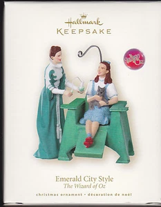 2008 Hallmark Dated The Wizard of Oz Emerald City Style Dorothy Ornament NIB NEW - Picture 1 of 1