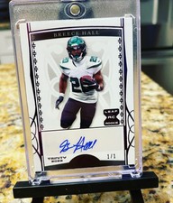 Breece Hall 2022 Leaf Trinity Rookie Auto #1/1