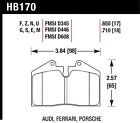 Hawk Performance HB170Z.650 Stable Friction Output Disc Brake Pads