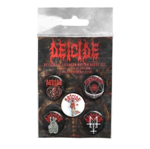 DEICIDE BUTTON BADGE SET by DEICIDE Badge Pack PHBADGE143 - Picture 1 of 1