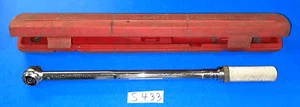 SNAP-ON TOOLS 1/2 DRIVE TORQUE WRENCH 30-250 FT LB REVERSIBLE SNAP-RING GEAR - Picture 1 of 18