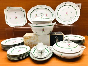 HEREND VIENNA ROSE PATTERN COMPLETE DINNER SET FOR SIX,26 PIECES excellent - Picture 1 of 15