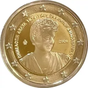 GRECIA 2 EUROS 2024 CONM. - PENELOPE DELTA - - Imagen 1 de 2