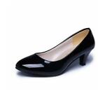 Womens Mary Janes Kitten Heels Office Dress Shoes Casual Round Toe Slip On Pumps
