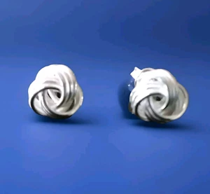 Pendientes nudo de plata de ley Erick's Taxco.925 - Imagen 1 de 4