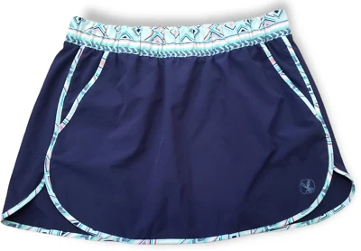 Falda para mujer Carve Designs 8 bolsillos azules verdes parte inferior deportiva elástica Foto 1 de 4