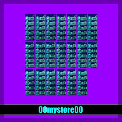 [Exp 10/2032] 100 pc Murata 399/395 SR927W SR927SW Watch Battery Ships From CA - Image 1 of 4