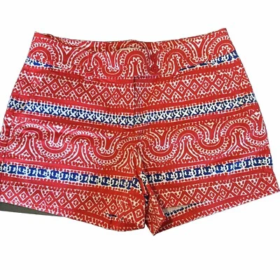 Pantalones cortos para mujer Vineyard Vines rojo blanco azul talla 0 Foto 1 de 4