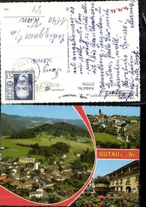 277779,Gutau im Mühlviertel Totale Brunnen Gasthof Pils Mehrbildkarte pub Alpine - Picture 1 of 1