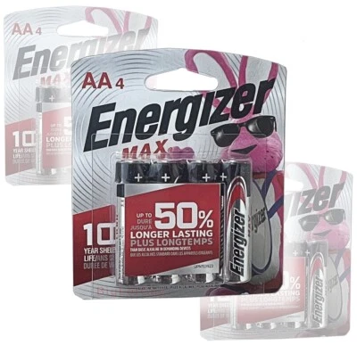 ENERGIZER Max AA Batteries Long Lasting New Alkaline Battery On Sale - Image 1 of 2