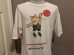 Camiseta Vintage Años 90 Juegos Olímpicos Barcelona Baloncesto 1992 XL - Imagen 1 de 4