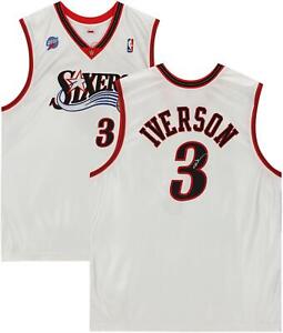 Allen Iverson Philadelphia 76ers Signed 2000-01 Mitchell & Ness Auth Jersey