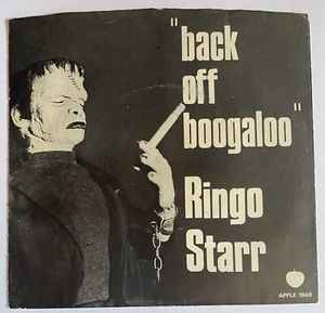 Ringo Starr Back Off Boogaloo Apple 1849 45rpm W/PS Glossy Finish Beatles 1972 - Picture 1 of 6