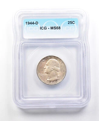 1944-D Washington Quarter MS68 ICG *3013 - Image 1 of 3