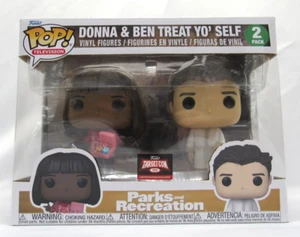 Funko POP TV Parks and Recreation Donna & Ben Treat Yo' Self TargetCon Exclusive - Picture 1 of 6