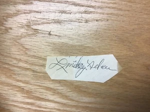 Lindsey Nelson New York Mets Sportscaster Autograph on Paper - Picture 1 of 2