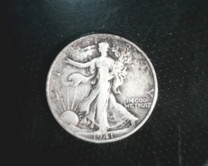 1941-S, US Walking Liberty Half , Circulated, .36169 oz slv   (US-6718) - Picture 1 of 2