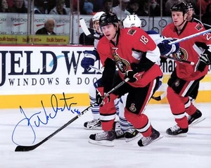 Foto 8x10 firmada/autografiada de los senadores de Ottawa de Jesse Winchester 153318 - Imagen 1 de 2