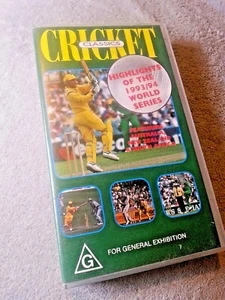 AUSTRALIA SOUTH AFRICA NEW ZEALAND 1993 1994 ODI CRICKET VIDEO WSC NOT DVD T20 - Picture 1 of 2