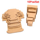 10Pcs/Set Kraft Paper Cube Box Wedding Favor Candy Gift Party Supply CI4UK ZDP