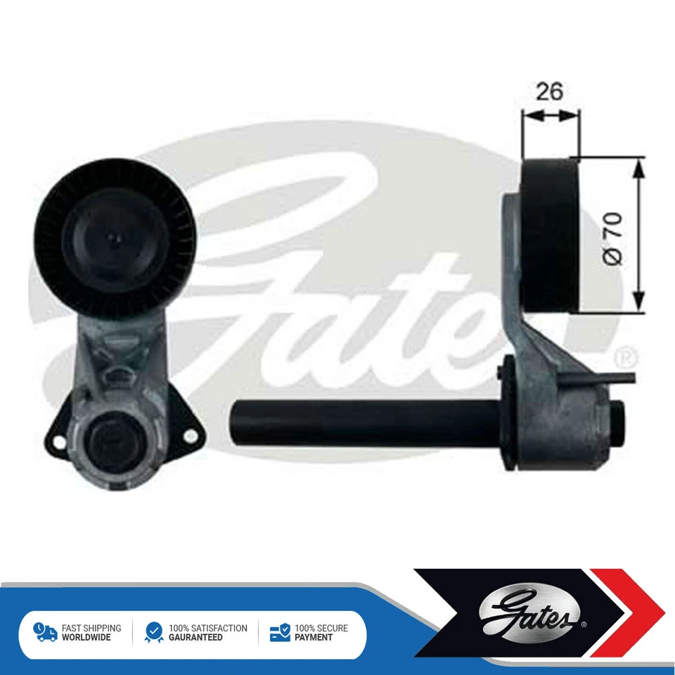 Se adapta a poleas tensor 3.0 D BMW X5 2006-2013 X6 2008-2010 11287799851 Foto 1 de 1