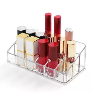 Lipstick Holder 18 Spaces Lipgloss Organizer, 3 Rows - Multi Level, Makeup Holde - Picture 1 of 6