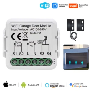 Tuya Wifi Garage Door Opener Controller Smart Automatic Garage Door Switch APP R - Picture 1 of 12
