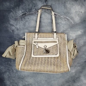 Juicy Couture Tasche Handtasche Tasche Silber Metallic Gewebt Daydreamer YHRU3044 - Bild 1 von 14