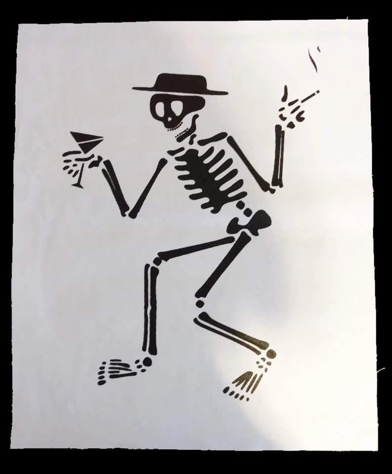 Social Distortion Mike Ness Martini Hombre Años 80 Punk Rock Chaqueta PARCHE TRASERO Foto 1 de 1