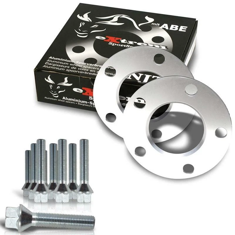 Spurplatten Spurverbreiterung 2x 5mm 10mm LK 5x120 NLB 72,6 Radschrauben für BMW - Bild 1 von 1