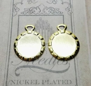 Matte Gold Ox Clock Setting Charms (2) - GOS8327 - Picture 1 of 2