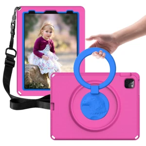 Kids Stand Case for iPad 5th 6th Generation Air 1 2 Pro 9.7" Shockproof Cover - Picture 1 of 47