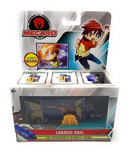 Riel de lanzamiento MeCard azul en caja Matel ¡Va recto cada vez! It/548 - Imagen 1 de 8