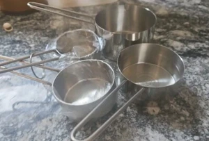Winco MCP-4P 4-Piece Measuring Cup Set Stainless Steel Measuring Cup New - Picture 1 of 3