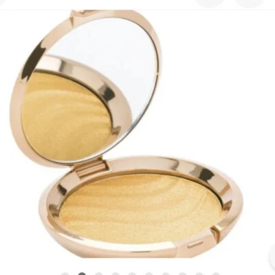 NEW BECCA COSMETICS Volcano Goddess Gold Lava Shimmering Pressed Highlighter - Image 1 of 4
