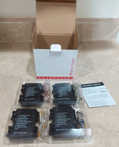 Winter Lane 4 Pack 4 Colors Fairy Lights 2M 6ft Battery Waterproof 72 Micro LED - Picture 1 of 2