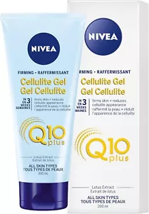 NIVEA Q10+ Firming Cellulite Gel Daily Body Moisturizer 200ml Tubes - Picture 1 of 2