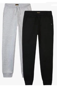 Lee Boy's Jogger Sweats 2pack Grey & Black - Picture 1 of 2