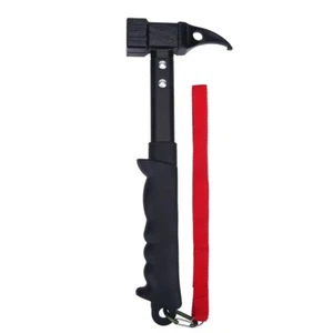 Outdoor Rahmenhammer hochfester Kopf Gummigriff mit Trageband Nagel P AN - Bild 1 von 7