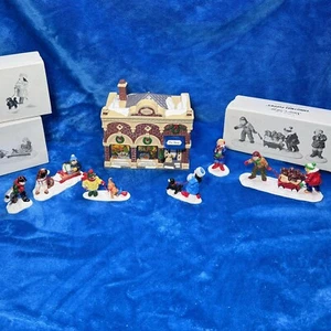 Dept 56 Village Vet and Pet Shop Original Snow Village With Accessories Read - Picture 1 of 19