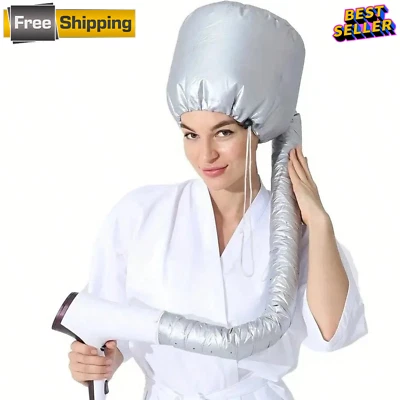 Portable Soft Hair Drying Salon Cap Hair Dryer Cap Hair Mask Baking Oil Cap Hat - Изображение 1 из 4