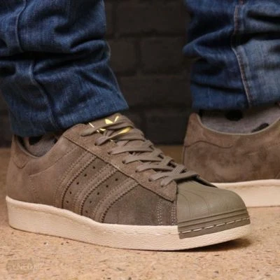 Adidas Originals Superstar 80s  BB2226 Trace Cargo Men's Shoes SIZE 9 - Image 1 of 4