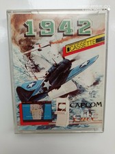 Vintage Commodore C64: 1942- by Elite Sytems, CAPCOM - Cassette Tape Video Game