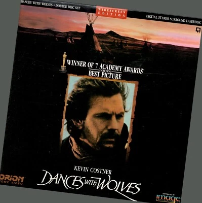 "Dances with Wolves" Widescreen Edition Laserdisc - Kevin Costner - Image 1 of 2