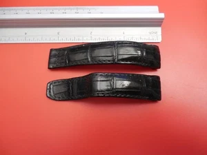 BAUME MERCIER MID SIZE CAPELAND 17MM CROCODILE STRAP BAND BRACELET - Picture 1 of 6