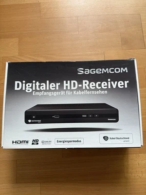 Sagemcom Digital HD-Receiver DCI85HD KD mit Fernbedienung & Zubehör (neuwertig) - Bild 1 von 4