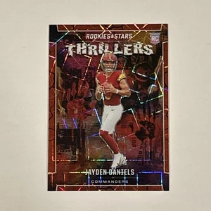 2024 Panini Rookies & Stars Red Lazer Prizm #T-JDS Jayden Daniels Washington RC - Picture 1 of 5