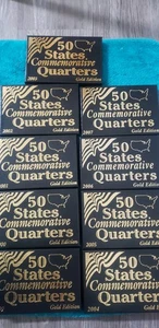 1999 thru 2007 Gold Edition 50 States Commemorative Quarters -Mint in Box, NRFB - Picture 1 of 8